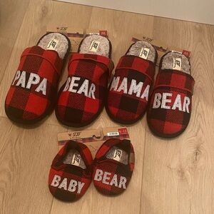 Family slipper set